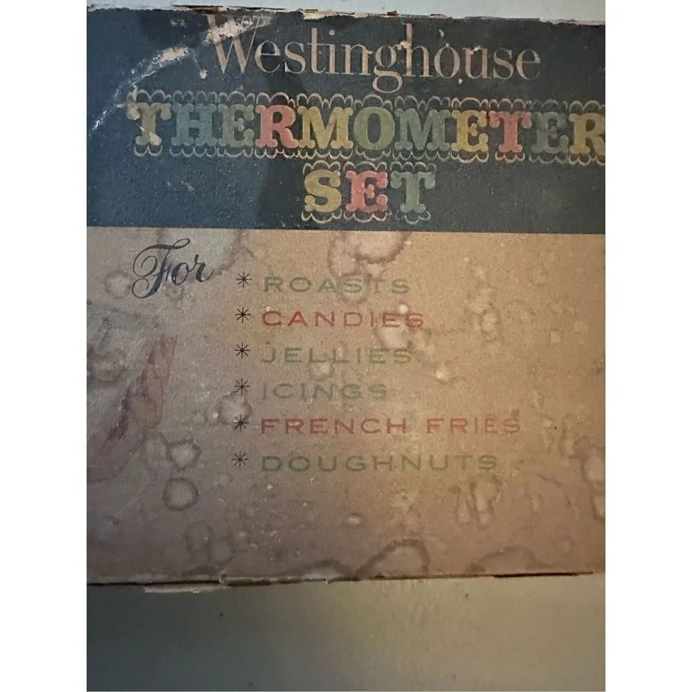 VINTAGE BOXED THE BETTY FURNESS WESTINGHOUSE THERMOMETER SET 1950S